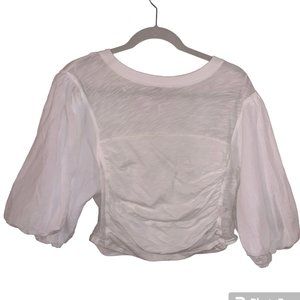 Free People Balloon Sleeve Top